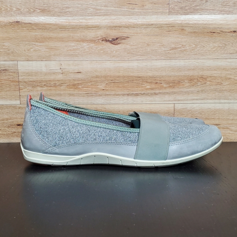 Ecco Slip On Knit Mary Jane Shoes Women's Size 7/7.5 EU 41